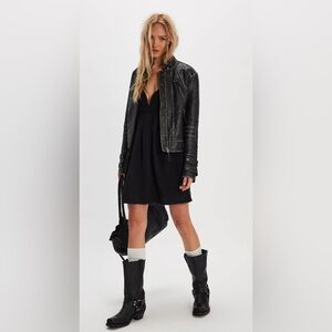 NWT Floreo Mini Dress in Black by Free People